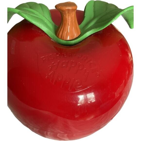 Vintage 1972 Fisher Price Short Stem Happy Apple Chime - Picture 4 of 7